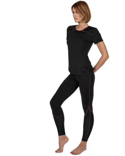 Lisca Energy' Short Sleeve Sports T-shirt - Black