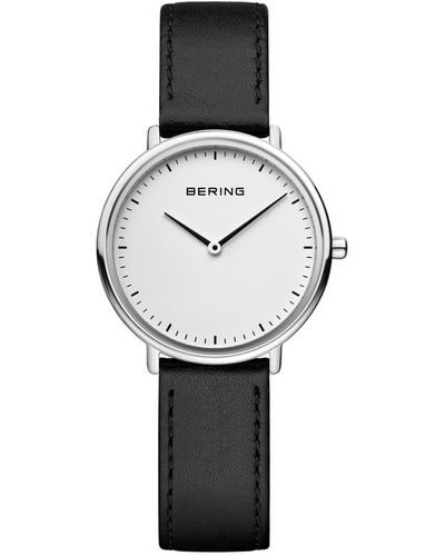 Bering Stainless Steel Classic Analogue Quartz Watch - 15729-404 - White