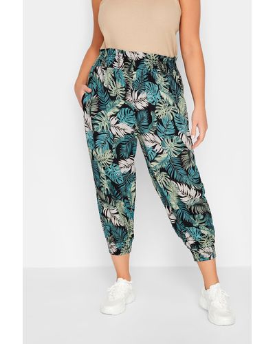 Yours Harem Trousers - Blue