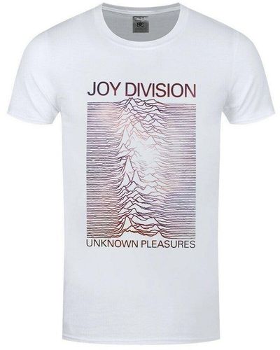Joy Division Unknown Pleasures Gradient T-shirt - White