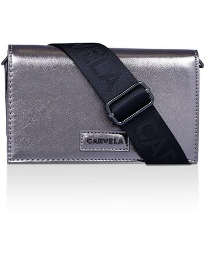 Carvela Kurt Geiger 'glossy Wallet' Patent Bag - Blue