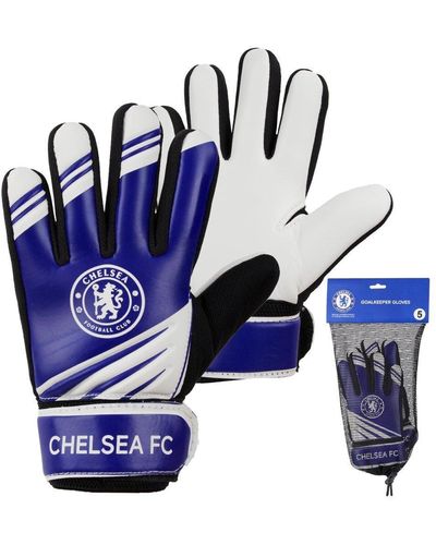 Chelsea Fc Goalkeeper Gloves - Junior - Blue