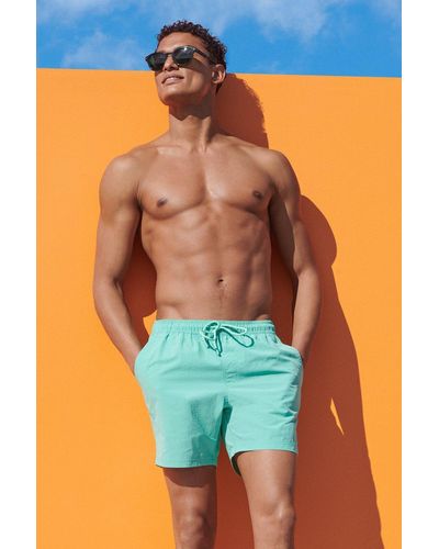 Burton Mint Green Swim Shorts - Blue