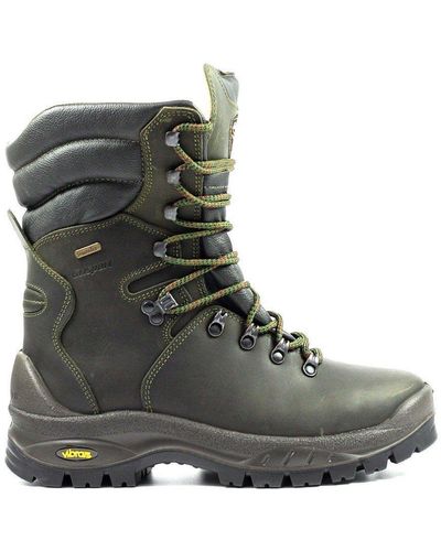 Grisport Ranger Waxy Leather Walking Boots - Grey
