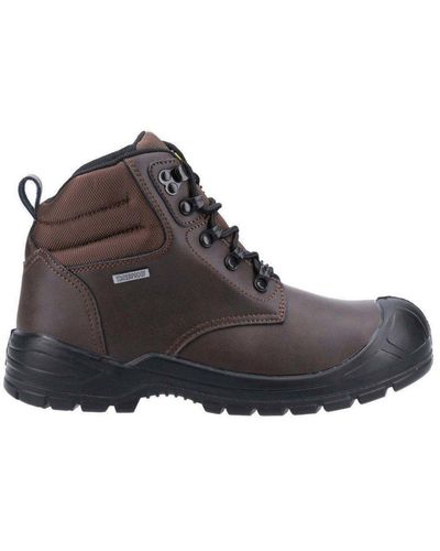 Amblers As241 Leather Safety Boots - Brown
