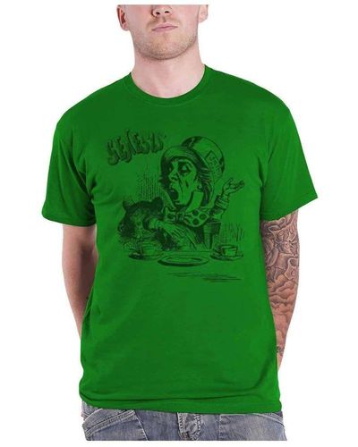 Genesis Mad Hatter Cotton T-shirt - Green
