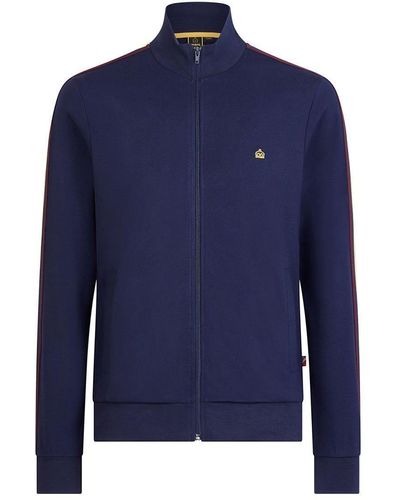 Merc London 'withdean' Stripe Arm Taped Track-top - Blue