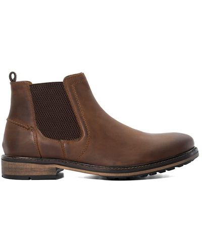 Dune 'chorleys' Leather Chelsea Boots - Brown