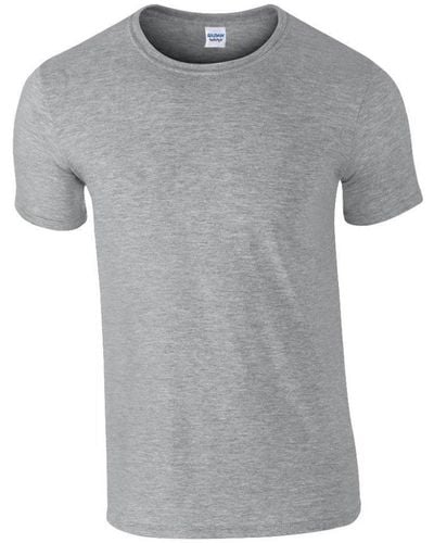 Gildan Soft Style Ringspun T Shirt - Grey