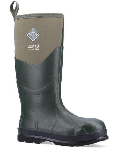Muck Boot 'chore Max S5' Safety Wellingtons - Green