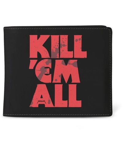 Rocksax Metallica Wallet - Kill Em All Blood - Red