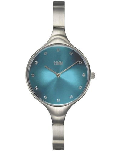 Storm Olenie Teal Stainless Steel Fashion Analogue Quartz Watch - 47505/tl - Blue