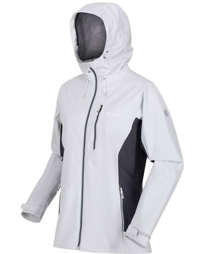 Regatta 'highton Stretch Iii' Isotex Stretch 10,000 Waterproof Hiking Jacket - White