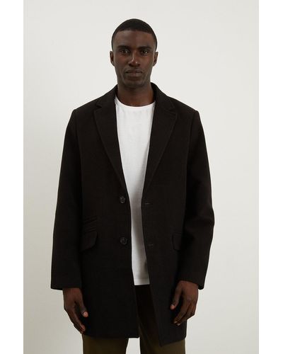 Mens wool 2025 coat debenhams