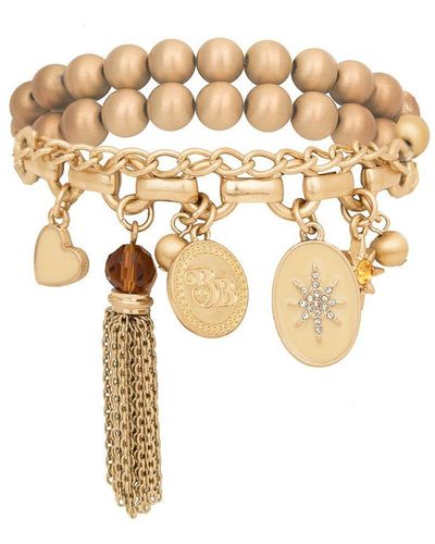 Bibi Bijoux Gold 'kylie' Ball Charm Bracelet - Metallic