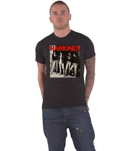 Ramones Rocket To Russia T Shirt - Black