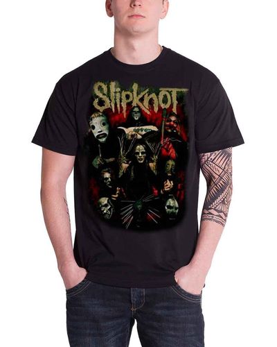 Slipknot Come Play Dying T Shirt - Black