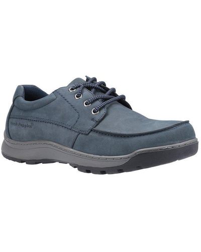 Hush Puppies 'tucker Lace' Nubuck Leather Lace Shoes - Blue