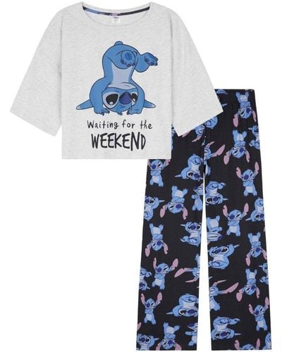 Disney Stitch Pyjama Set - Blue