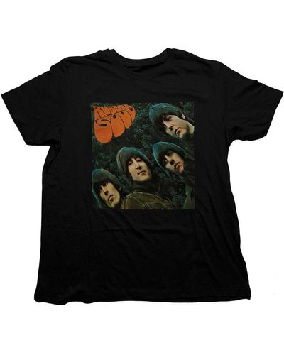 The Beatles Rubber Soul Album T-shirt - Black