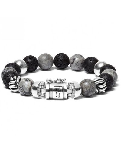 Buddha To Buddha Sterling Silver Fashion Bracelet - 001j011883606 - Black