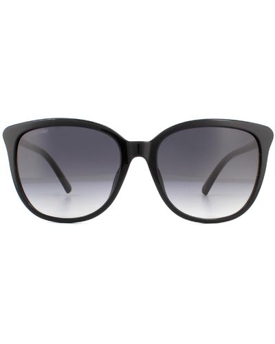 Swarovski Square Havana Brown Gradient Sunglasses - Black