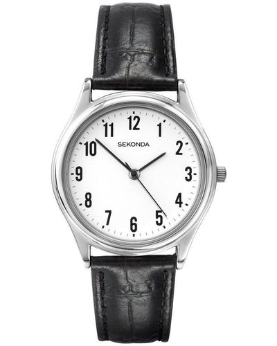 Sekonda Stainless Steel Classic Analogue Quartz Watch - 3621 - White
