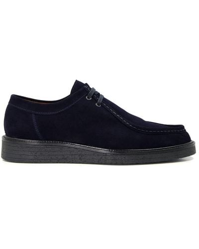 Dune 'brodies' Suede Casual Shoes - Blue