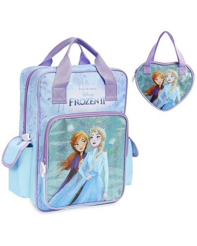 Disney Frozen Backpack Set - 2 Piece - Blue