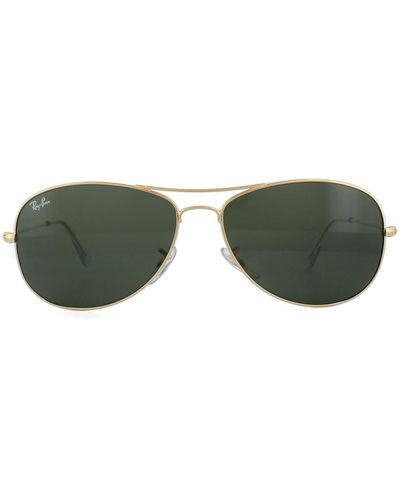 Ray-Ban Aviator Gold Green Sunglasses