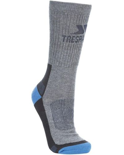 Trespass Deeper Padded Hiking Boot Socks (1 Pair) - Blue