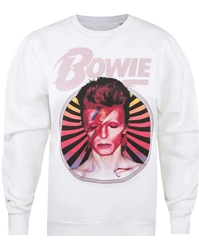 David Bowie Rainbow Sweatshirt - White