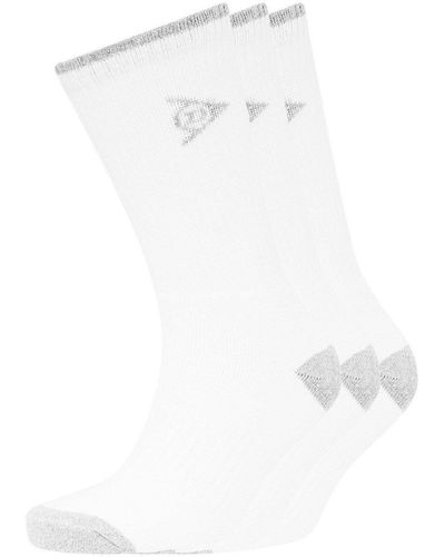 Dunlop Killerton Sports Socks (pack Of 3) - White