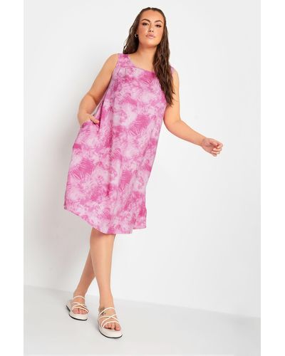 Yours Swing Dress - Pink