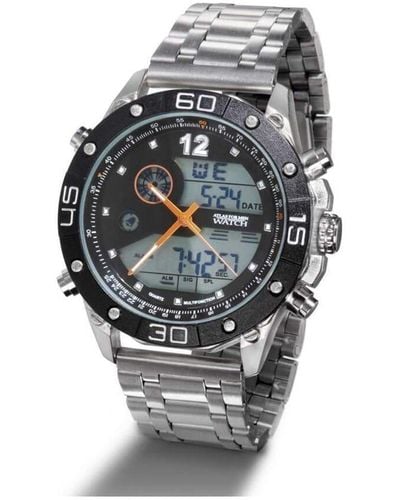 Atlas For Men Dual Display Wristwatch - Metallic