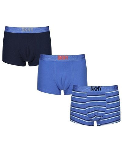 DKNY Zion 3 Pack Trunks - Blue