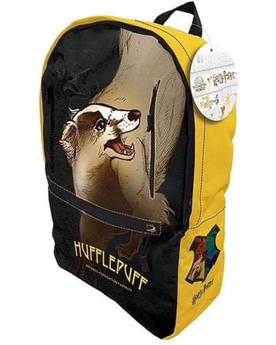 Harry Potter Intricate Houses Hufflepuff Backpack - Black