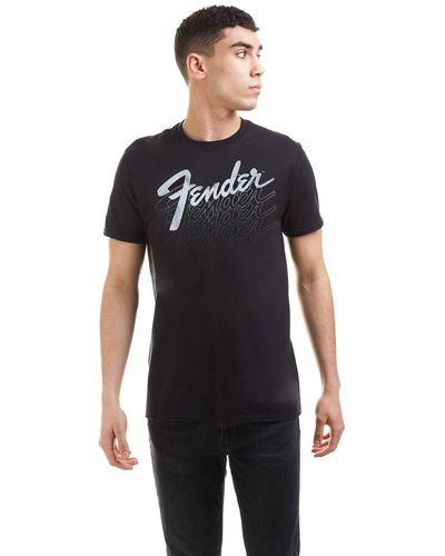 Fender Fade Cotton T-shirt - Black