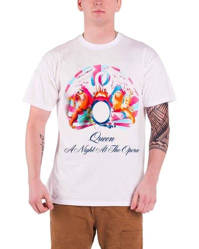 Queen A Night At The Opera T Shirt - White