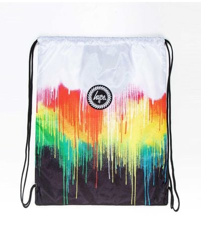 Hype Multi Drips Drawstring Bag - Multicolour