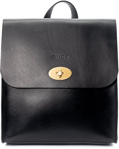 THE DUST COMPANY Leather Backpack - Black