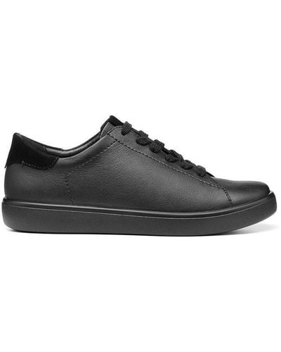 Hotter Slim Fit 'switch Ii' Deck Shoes - Black