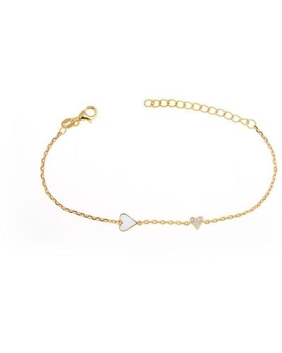 Arte Nova Jewellery Bracelet Heart Ii - Metallic
