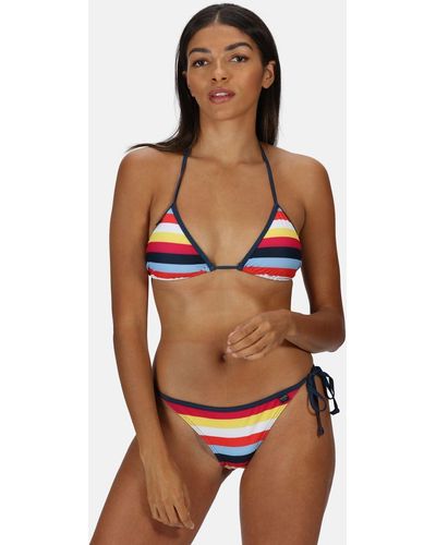 Regatta 'aceana' Printed Swim Bikini String Top - Multicolour