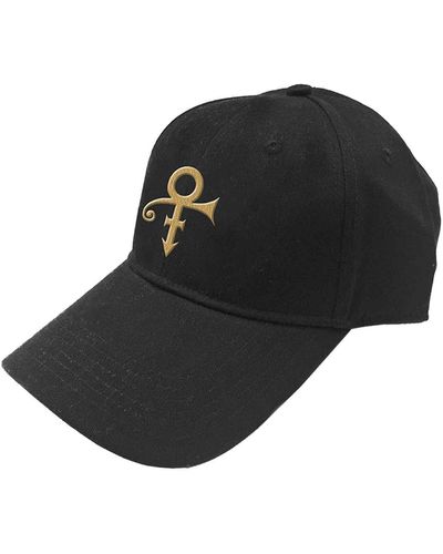 Prince Gold Symbol Baseball Cap - Black