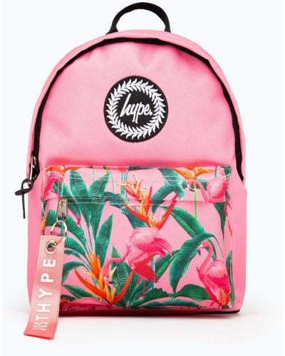 Hype Flamingo Rainforest Mini Backpack - Pink