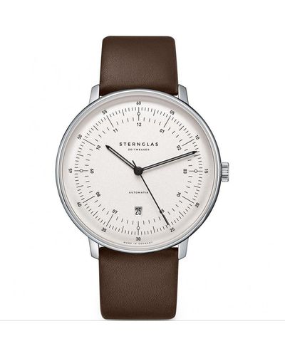 Sternglas Stainless Steel Analogue Automatic Watch - S02-hh10-pr04 - White