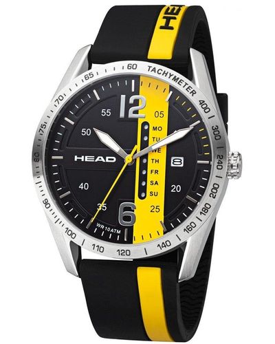 Head Athens Stainless Steel Analogue Quartz Watch - H800200 - Black