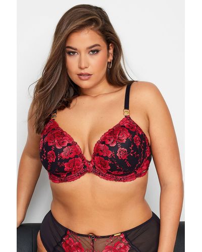 Yours Padded Bra - Red