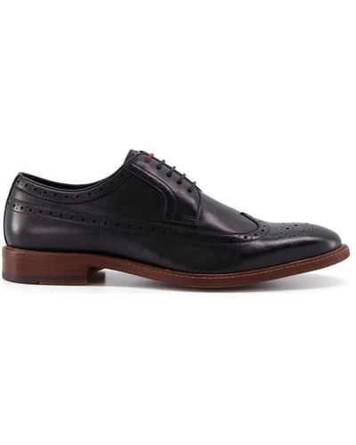 Dune 'superior' Leather Brogues - Black